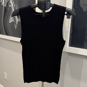 Banana Republic Black Ribbed Tank Top